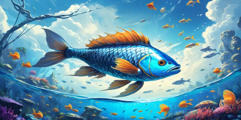 Mơ thấy cá nhảy lên bờ thì nên lựa chọn con số 38 hoặc 74